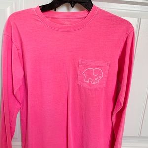RARE* hot pink ivory ella long sleeve tee